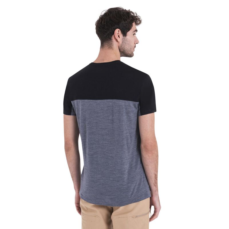 Icebreaker Mens Merino 125 Cool-Lite Sphere III SS Tee Colour Block image number 11